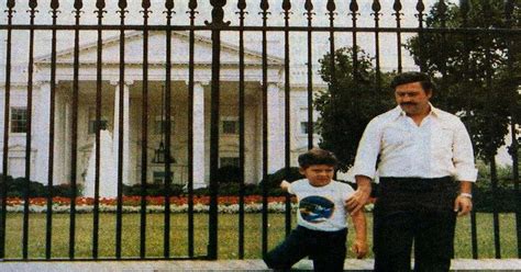 pablo escobar and son white house